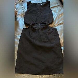 Kourt Cut Out Black Sleeveless Dress - Size XS